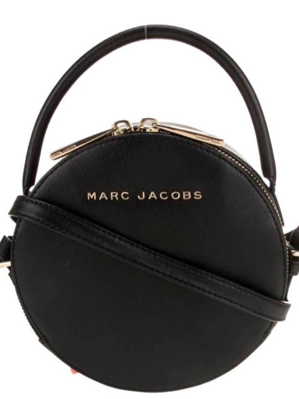 Marc Jacobs Black Leather Mini Canteen Crossbody Bag